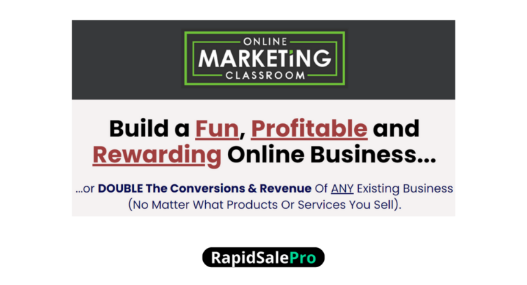 Online Marketing Classroom Review - Up To $748sale!