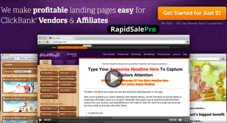 PitchMagic Review Landing pages made easy for CB Vendors & Affiliates